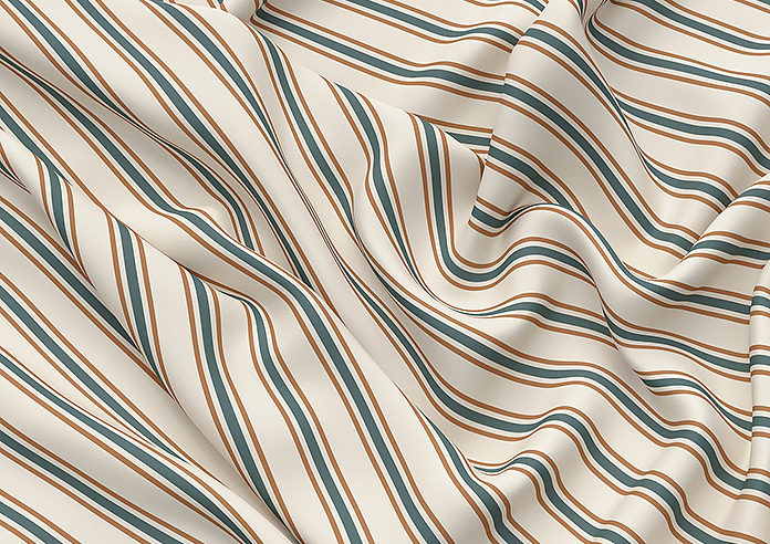 The British Stripe Co. Mary, Teignbridge No.1 - Made to Measure Curtains - Image 4